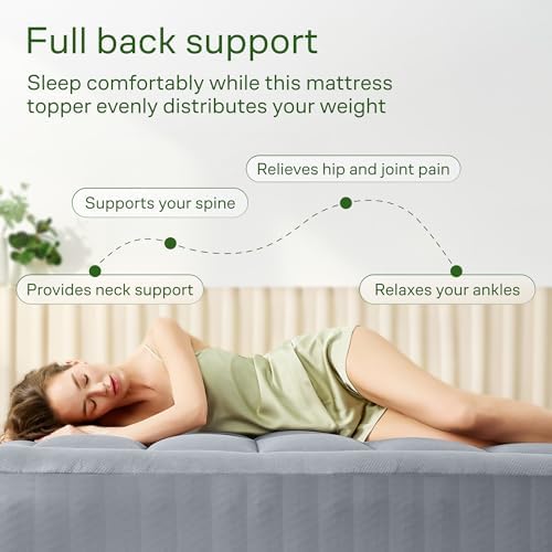 Niagara Sleep Solution Full Ultra Soft Mattress Topper — Back Pain Relief