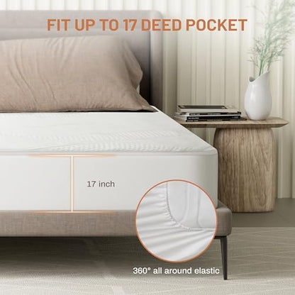 Texciting Heated Mattress Pad Queen Size,Bed Warmer with Dual Controller