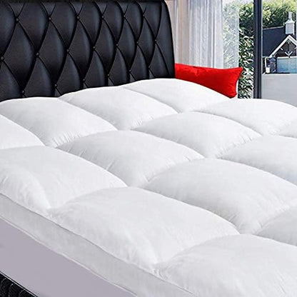 COONP Queen Mattress Topper, Cotton Extra Thick Pillow Top Mattress Pad