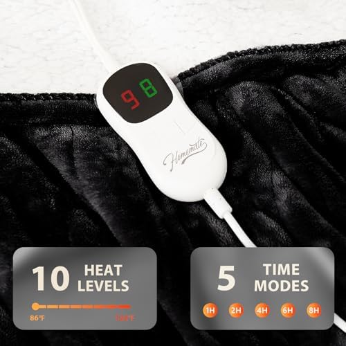 Homemate Heated Electric Blanket Full Size 72"x84" Heating Blanket