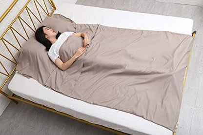 JITTY Sleeping Bag Liner 83"x45" for Travel Camping Hiking Home Hotel