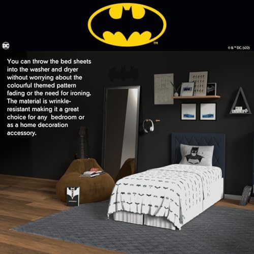 Barbie Logo Bedding Super Soft Cozy Microfiber 3 Piece Twin Sheet Set, (Officially Licensed Product) by Franco