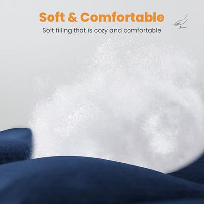 MATBEBY King Size Mattress Pad - Cooling Breathable Mattress Topper, Quilted Fitted Mattress Protector, Pillow Top Mattress Cover with 8-21" Deep Pocket, Machine Washable, Navy Blue, 78x80 Inches