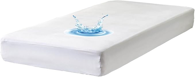 Waterproof Twin Mattress Protector Ultra Soft Smooth Top Fitted Matressprotector Cover with Stretchy Pocket