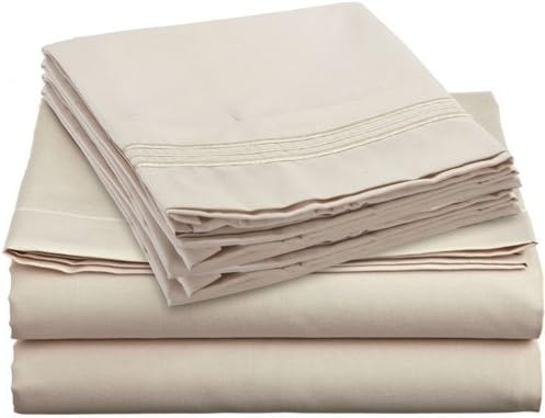 Top Split Flex Head Cal King Size Sheet Set - Egyptian Quality Ultra-Soft Bed Sheets - Double Brushed - Deep Pockets- Easy Fit - 4 Piece Set- Fade Resistant