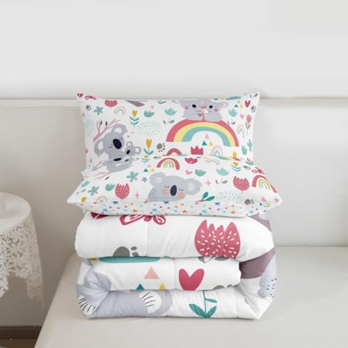 Feelyou Kids Cute Koala Bedding Set King Size for Children King