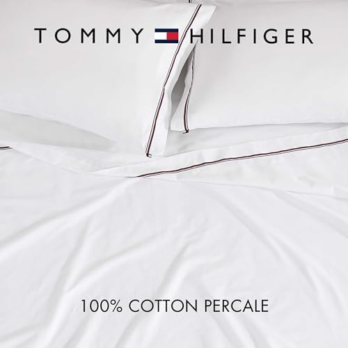 Tommy Hilfiger - King Size Sheet Set with Fitted Sheet & Pillowcases