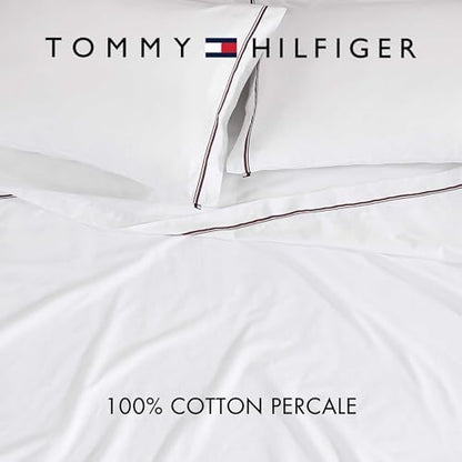 Tommy Hilfiger - King Size Sheet Set with Fitted Sheet & Pillowcases