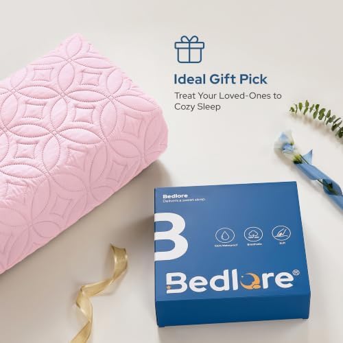 BEDLORE Waterproof Mattress Protector, Full Size Mattress Pad