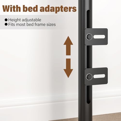 Queen Size Headboard Only, Vintage Metal Headboard for Queen Bed Black