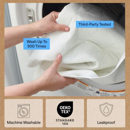 GORILLA GRIP Washable Reusable Underpads, 34x36+19in Wings, 2 Pack, White
