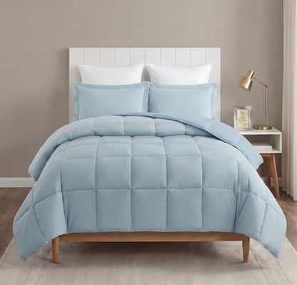 HIG 3pc Blue Twin/Twin XL Bedding Comforter Set Duvet Insert Blanket