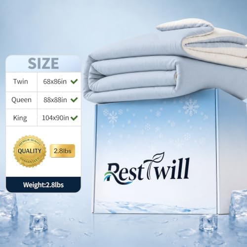 Dual-Sided Cooling Comforter King, for Hot Sleepers