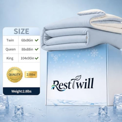 Dual-Sided Cooling Comforter King, for Hot Sleepers