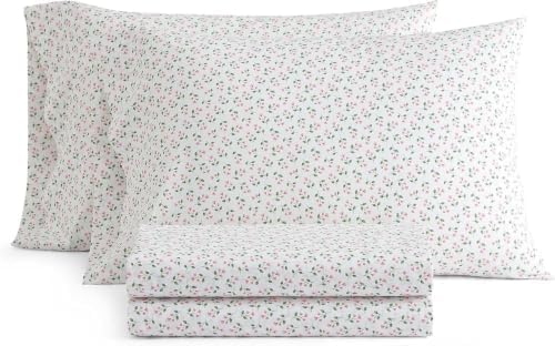 Martha Stewart - Queen Size Sheet Set with Fitted Sheet & Pillowcases