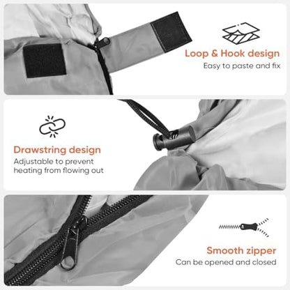 OBTANIM Sleeping Bags Portable Waterproof Camping Sleeping Bag for Adults Kids 4 Seasons Cold Weather or Warm Backpacking Hiking Travel Indoor Outdoor Use