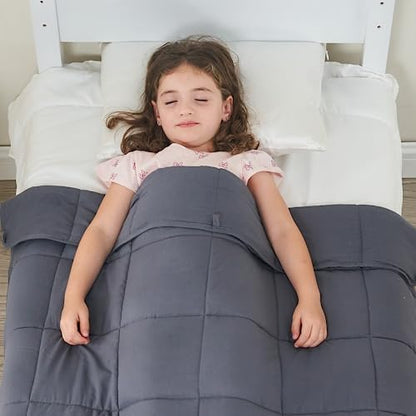 yescool Weighted Throw Blanket 3lbs, 36" x 48", Grey