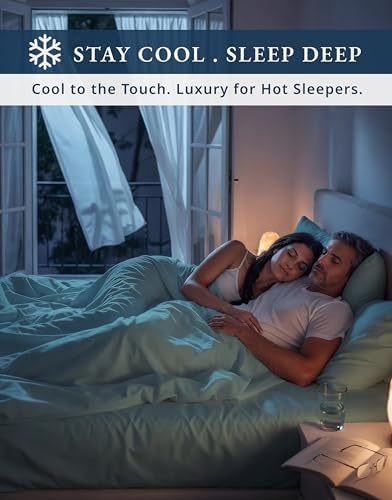 LANE LINEN California King Split Sheets for Adjustable Bed - French Blue