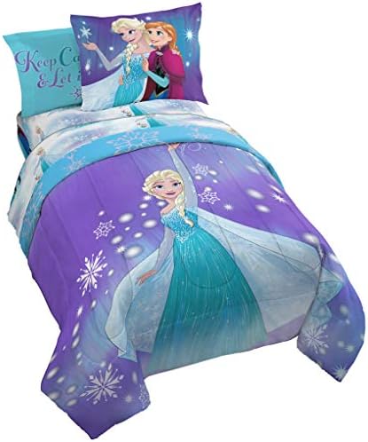 Disney Frozen 'Magical Winter' 5 Piece Twin Bed Set