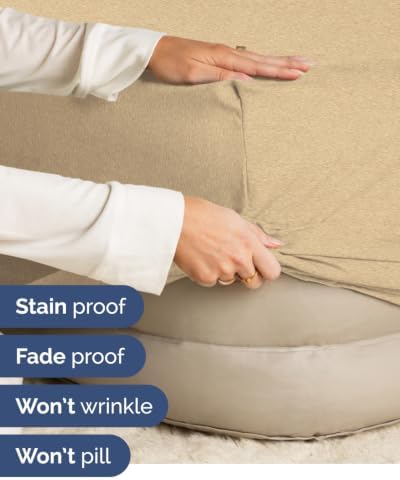 CGK Linens 2 Pack Extra Deep Queen Fitted Sheets - Heathered Tan
