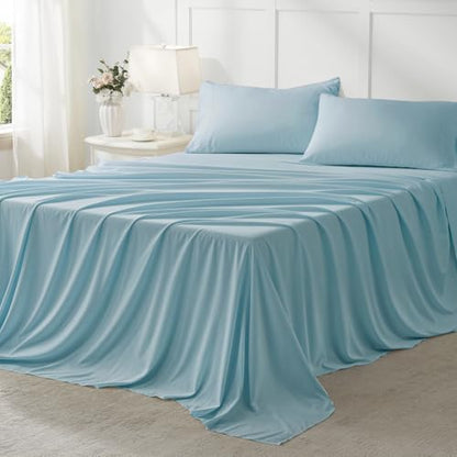 Anluoer Twin Comforter Set, 5 Piece Bed in a Bag Twin Bedding Sets
