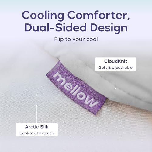 Mellow Cloud Cold Cooling Comforter for Hot Sleepers, Built-in Duvet