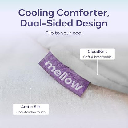 Mellow Cloud Cold Cooling Comforter for Hot Sleepers, Built-in Duvet