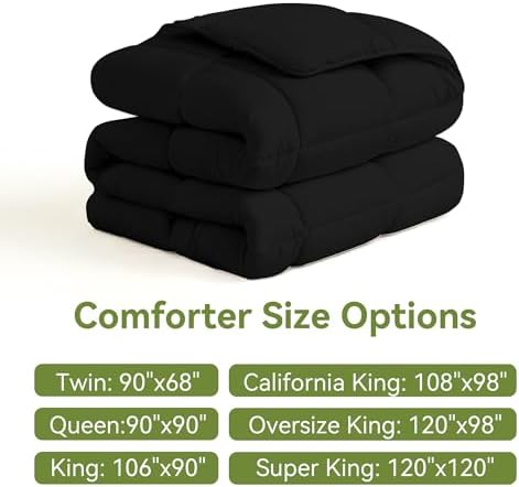 L LOVSOUL Cali King Comforter Down Alternative Duvet Insert, 108x98IN