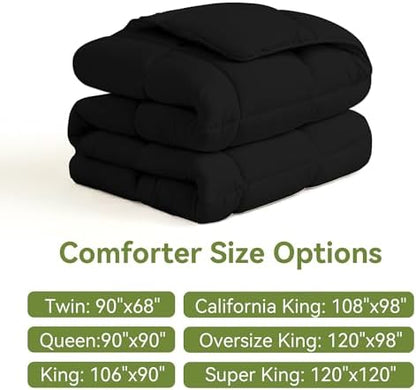L LOVSOUL Cali King Comforter Down Alternative Duvet Insert, 108x98IN
