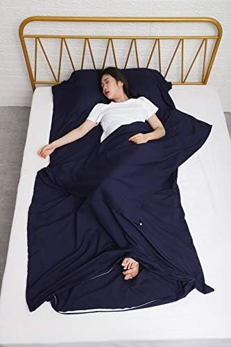JITTY Sleeping Bag Liner 83"x45" for Travel Camping Hiking Home Hotel