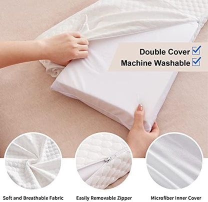 EUHAMS Full Bed Wedge Pillow, Mattress Gap Filler for Headboard
