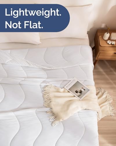 CGK Unlimited Cooling Comforter Twin Size - Cooling Blanket - 60x90 (White)