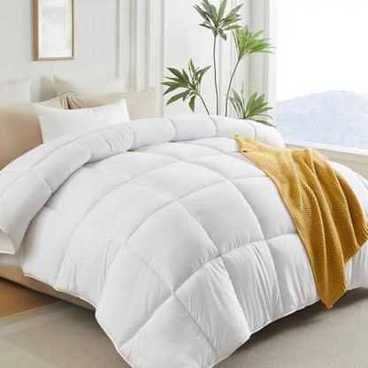 L LOVSOUL King Comforter Down Alternative Duvet Insert,106x90IN