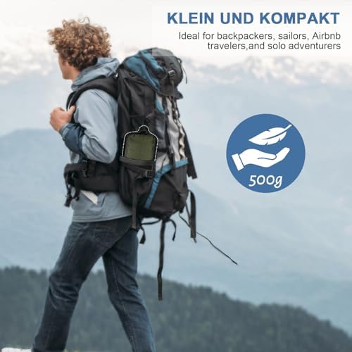 Sleeping Bag Liner, Updated Adult Sleep Sack & Travel Sheets with Foot Zipper, Lightweight and Portable Camping Sleeping Bag Liners - Ideal for Backpacking, Hostels and Camping