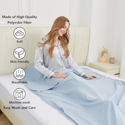 Sleeping Bag Liner, Ultralight & Compact Travel Sheet for Hotel
