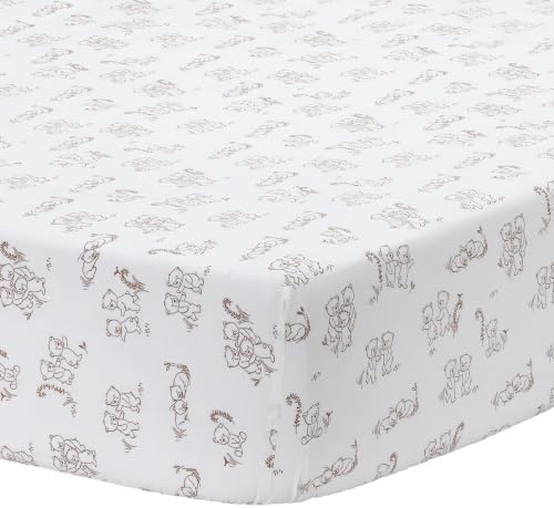 Lambs & Ivy Blue Patchwork Bears 3-Piece Nursery Baby Crib Bedding Set