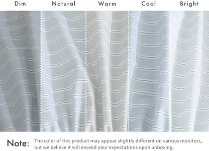 RUVANTI 100% Cotton Full Sheet Set, Crisp and Soft, Horizon Stripes