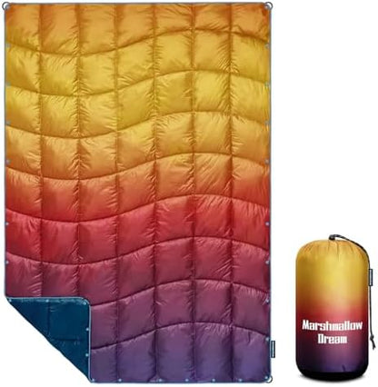 Camping Blanket Puffy Camp Blanket Large Outdoor Blanket