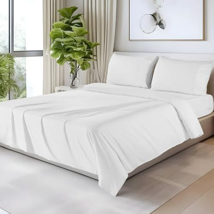 SONORO KATE 100% Egyptian Cotton Sheets,1200 Series,Cal King Size