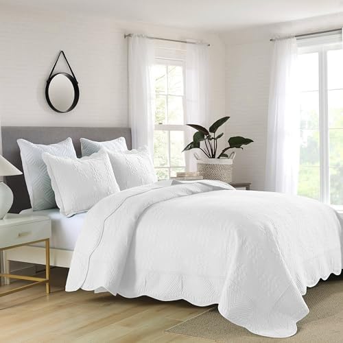 MarCielo Christmas Quilt Oversized Bedspread 100% Cotton Bedding Set