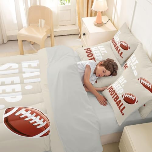 Erosebridal Football Comforter Set with Sheets 7 Piece Queen