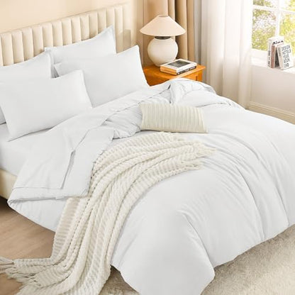 Litanika Twin/Twin XL Comforter Set with Sheets - 5 Pieces Bed in a Bag