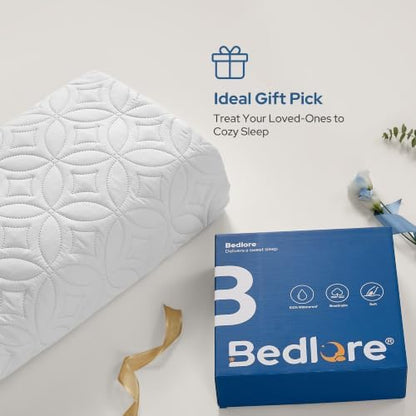 BEDLORE Waterproof Mattress Protector, Full XL Size Mattress Pad