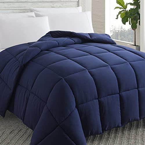 Down Alternative Comforter Navy Blue Full Size - All Season Duvet Insert