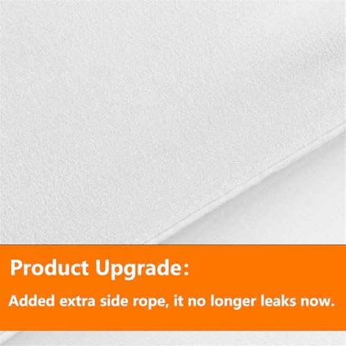 TAIMIT White Queen Size Comforter Set - 7 Pieces, Bed in a Bag Bedding Sets with All Season Soft Quilted Warm Fluffy Reversible Comforter,Flat Sheet,Fitted Sheet,2 Pillow Shams,2 Pillowcases