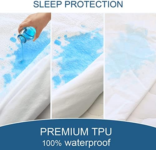 Full Size Mattress Protector Waterproof,Absorbent Fitted Sheet