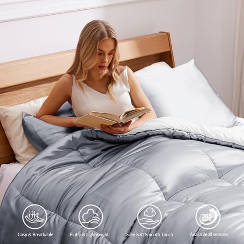 Whale Flotilla 3-Piece Reversible Silky Soft Breathable Queen Comforter Set