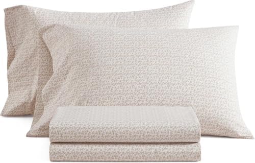 Martha Stewart - Twin Size Sheet Set with Fitted Sheet & Pillowcase