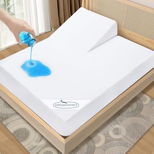 Split Top King Mattress Protector 34" Top Split from Head 78''×80''