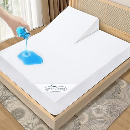Split Top King Mattress Protector 34" Top Split from Head 78''×80''